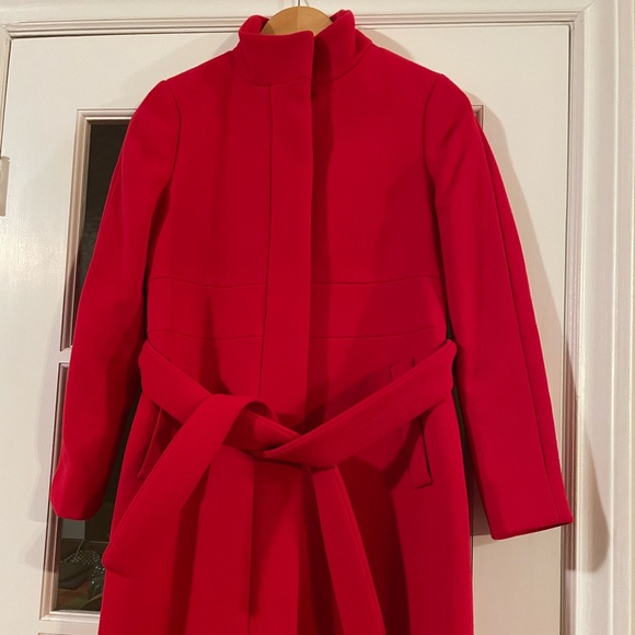 J Crew red wool jacket - Picture 1 of 3